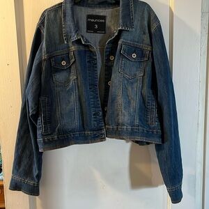 Maurices short length denim jacket